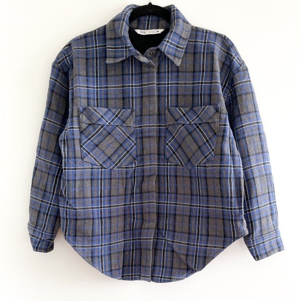 Zara Plaid Shacket